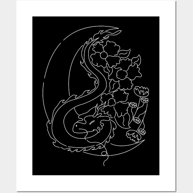 Dragon Wall Art by OtiosisDesign